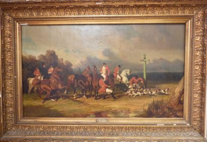 Alfred de Dreux (1810- 1860) d'après
Le départ...