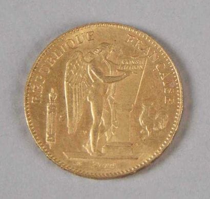 Pièce 50 francs or 1887