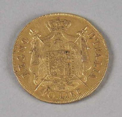 Pièce 40 livres or 1808