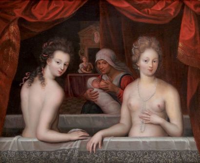 ECOLE FRANCAISE DU XVIIème SIECLE
Femmes...