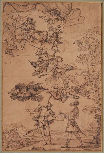 Ecole FRANÇAISE vers 1700, suiveur de Thomas...