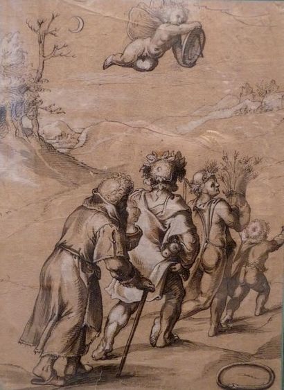 Ecole Italienne du XIXème siècle
Allégorie...