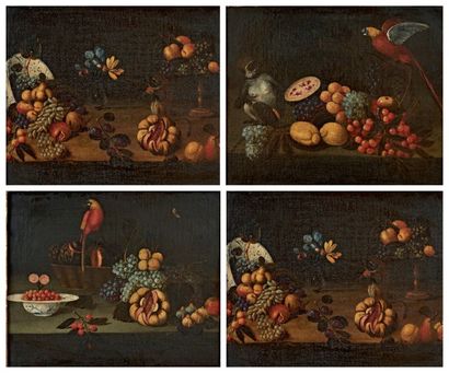 ECOLE FRANCAISE
Nature morte aux fruits sur...