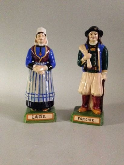 QUIMPER
Couple de bretons avec les prénoms...