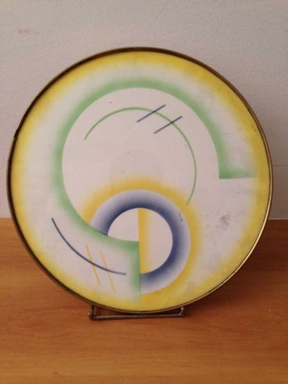 Jean LUCE
Ensemble comprenant un plat circulaire...