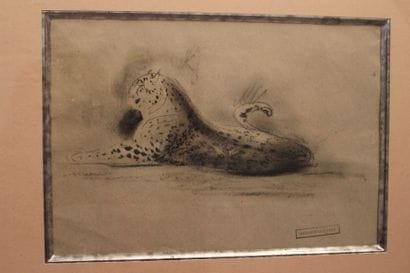 Maurice PERRONET
Aquarelle monogrammée en...