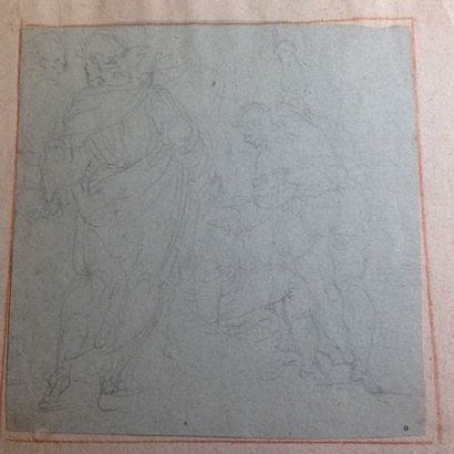 ENSEMBLE comprenant des dessins et études...