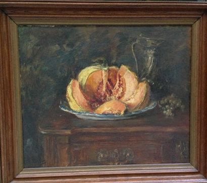 Lot de trois tableaux: M.GILLET 