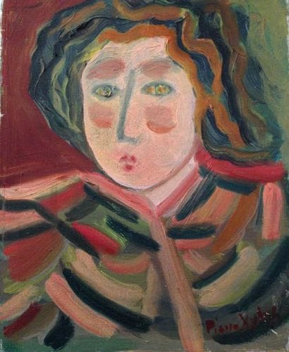 Pierre Xylof ?
Portrait de femme Huile sur...