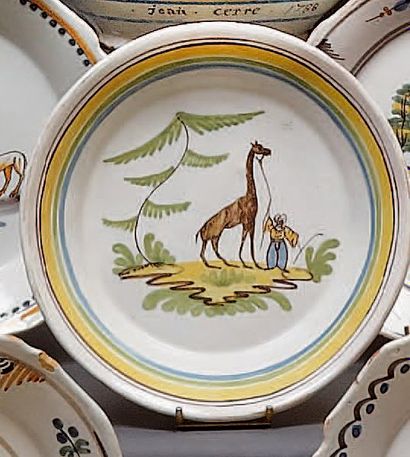 NORD
Assiette calotte décor au centre de...