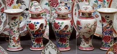 CHINE
Petite garniture composée de trois...