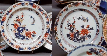 CHINE
Un plat rond et une assiette ronde...