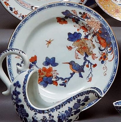 CHINE
Assiette ronde décorée dans la palette...