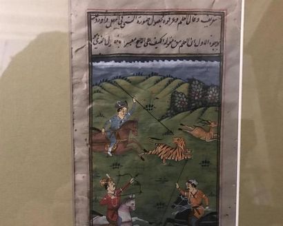 INDE, vers 1880
Scènes de chasse au tigre
Trois...