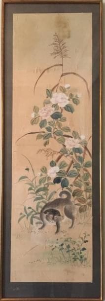 JAPON, XIXème siècle
Encre et couleurs sur...
