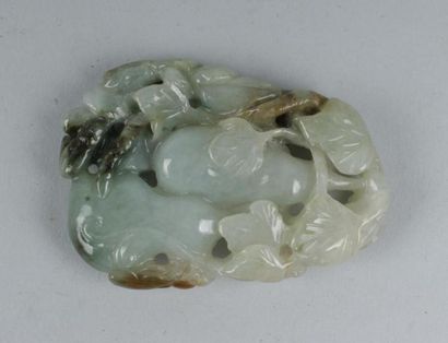 CHINE, XXe siècle 
Elément en pierre dure...