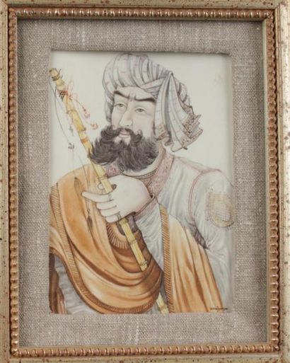 MINIATURE dans le goût des miniatures persanes...