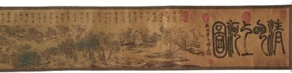 CHINE - Estampe d'après la peinture de la...