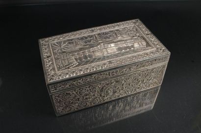 CAMBODGE - Vers 1900
Boite de forme rectangulaire...