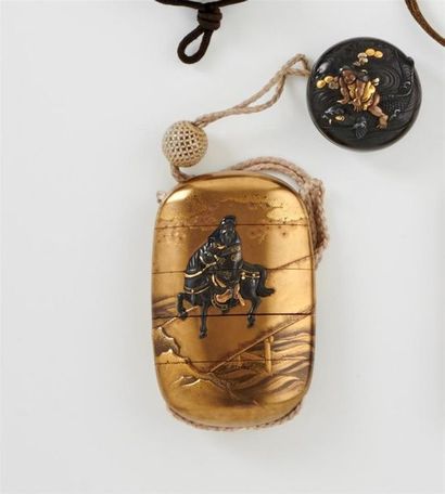 JAPON - Epoque EDO (1603 - 1868)
Inro à quatre...