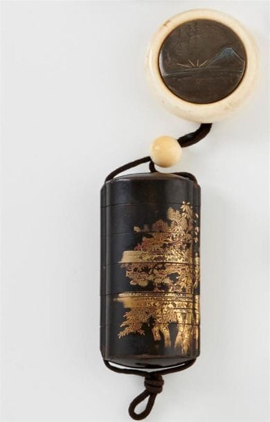 JAPON - Epoque EDO (1603 - 1868)
Inro à cinq...