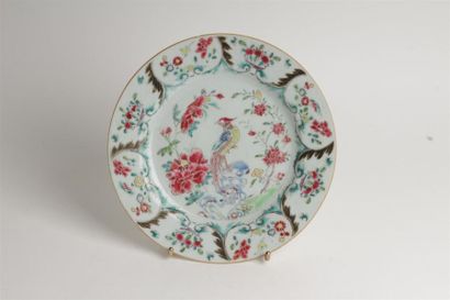 CHINE
Assiette en porcelaine de Chine à décor...