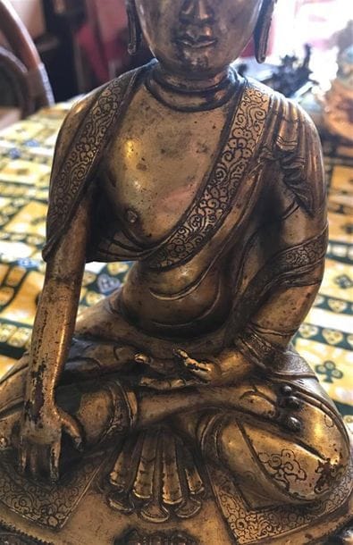 TIBET - XVIIe/XVIIIe siècle
Statuette en...