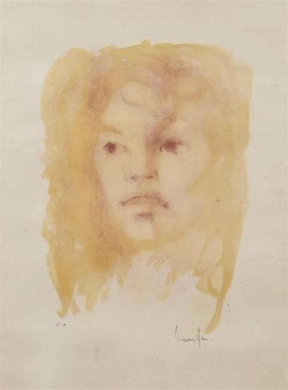 FINI Léonor (1907-1996)
Portrait de femme
Lithographie...
