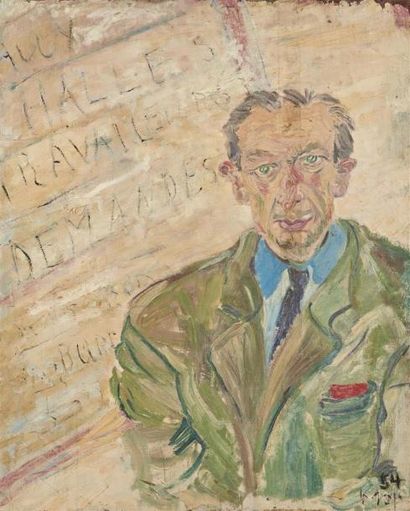 Trude VON MOLO (1906-1989)
Portrait d'homme,...