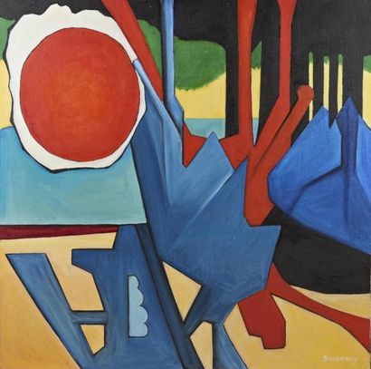 DUVERMAY (XXe) : 
Composition
Huile sur toile...
