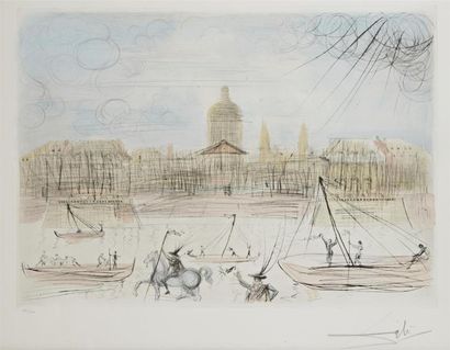 DALI Salvator (1904-1989)
L'Académie de Paris
Eau...