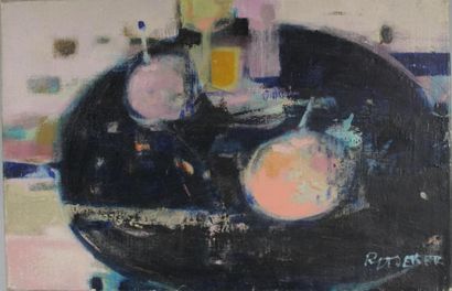 Claude ROEDERER (Né en 1924)
Et si tu pêches...
Huile...