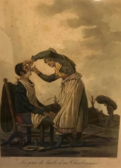 DEUX GRAVURES : 
- D'après Carle VERNET (1758-1836)...