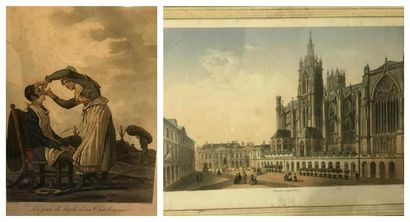 DEUX GRAVURES : 
- D'après Carle VERNET (1758-1836)...