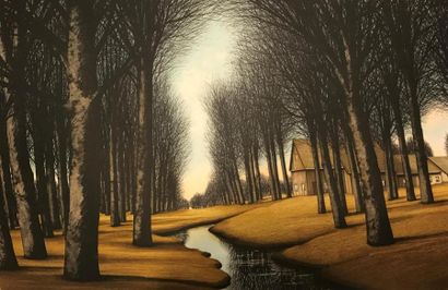 ENSEMBLE de TROIS LITHOGRAPHIES : 
- Gilles...
