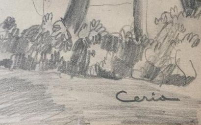 Edmond CERIA (1884-1955)
Paysage
Dessin au...