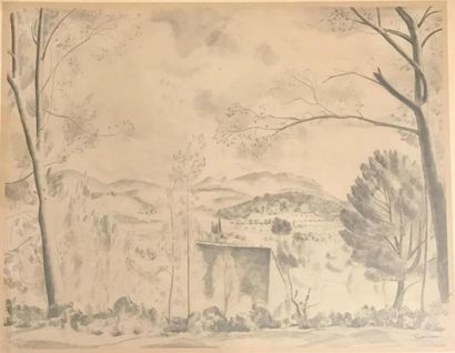 Edmond CERIA (1884-1955)
Paysage
Dessin au...