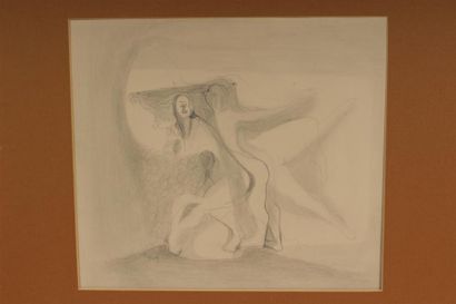 GOETZ
Danseuses
Dessin au crayon, signé en...