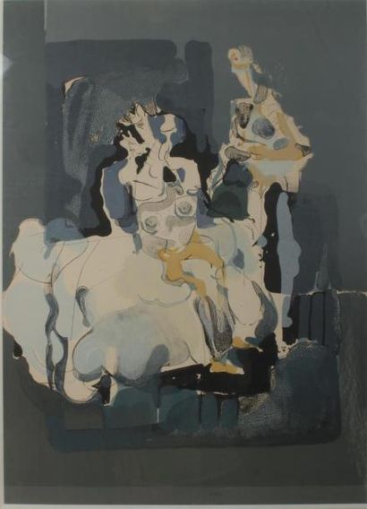Paul REBEYROLLE (1926-2005)
Composition
Estampe...