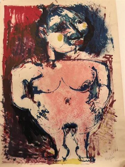 Bernard LORJOU (1908-1986)
Personnage
Lithographie...