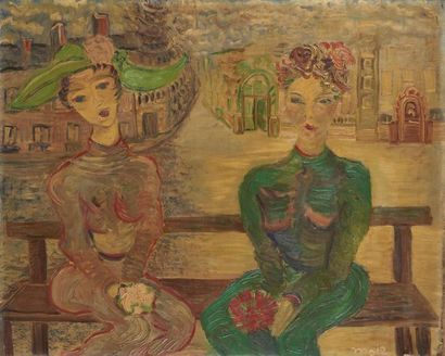Trude VON MOLO (1906-1989)
Deux femmes sur...