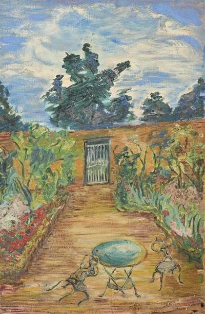 Trude VON MOLO (1906-1989)
Le jardin
Huile...