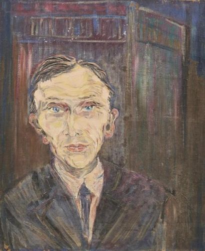 Trude VON MOLO (1906-1989)
Portrait d'homme
Huile...