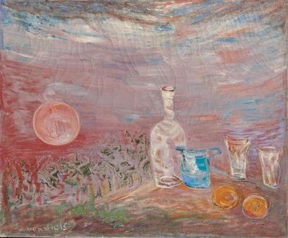 Trude VON MOLO (1906-1989)
Nature morte au...