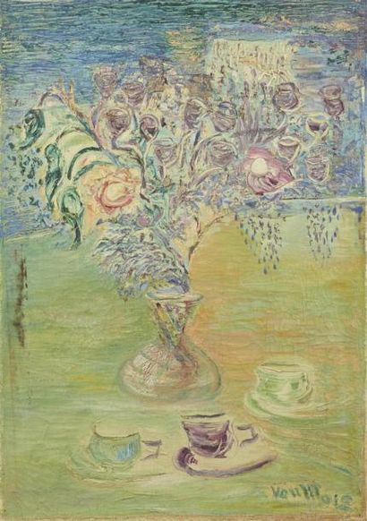 Trude VON MOLO (1906-1989)
Bouquet de fleurs
Huile...