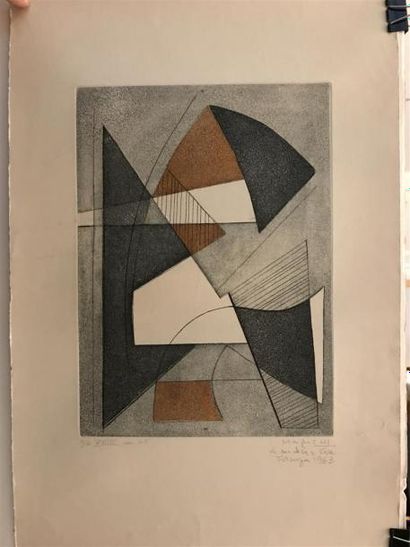 Alberto MAGNELLI (1888-1971)
Sans titre,...