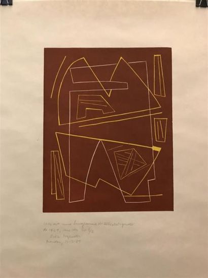 Alberto MAGNELLI (1888-1971)
Sans titre,...