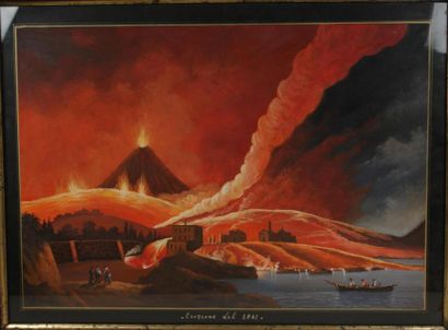 Ecole italienne dans le goût des gouaches...