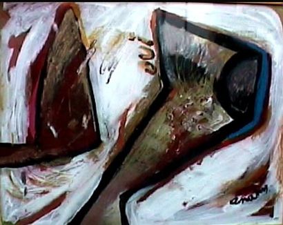 Angie ANAKIS (1955)
Composition I
Huile sur...