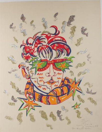 LEMAIRE Agathe
Visage
Lithographie en couleurs...
